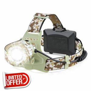 Foleto LED Rechargeable Head Torch