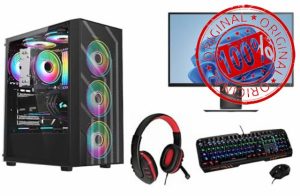 BCC SIROCCO 3050 i5 GAMING PC • Intel Core I5 • Nvidia RTX 3050 6GB • 512GB FAST SSD • 16GB RAM • 2TB Storage HDD • Windows 11 • WiFi (i5 6th Gen