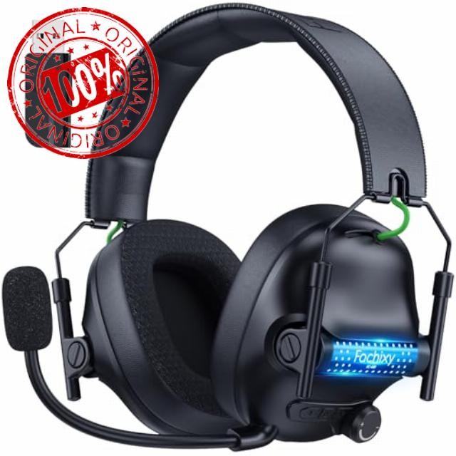 Fachixy「2024 New」FC400 Wireless Gaming Headset with Microphone for PC/PS5/PS4
