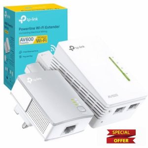 TP-Link AV600 Powerline Adapter Wi-Fi Extender Kit