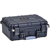 MEIJIA Waterproof Protection Hard Camera Case with Customizable Foam,8.12x6.56x3.56inches, Elgean...