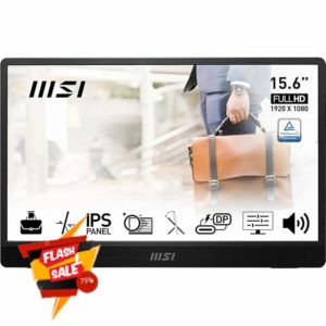 MSI PRO MP161 E2 15.6 Inch Full HD Portable Monitor - 1920 x 1080 IPS Panel