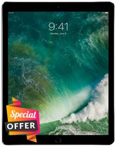 Apple iPad Pro 12.9in (2nd Gen) 256GB 4G - Space Grey - Unlocked (Renewed)