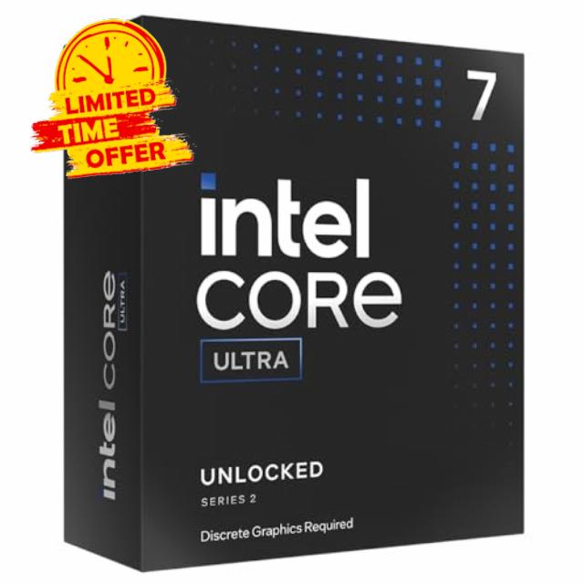 Intel® Core™ Ultra 7 Desktop Processor 265KF 20 cores (8 P-cores + 12 E-cores) up to 5.5 GHz
