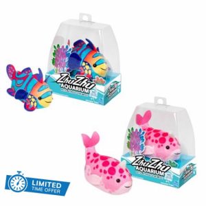Zhu Zhu Pets | Zhu Zhu Aquarium Toy Fish Twin Pack - Lorelei & Talulla | Interactive