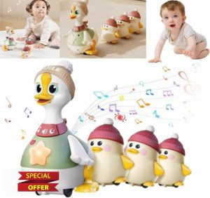 Tummy Time Duck Family Toy