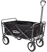 Nasscarts, Garden Wheelbarrow - 600lb Capacity Gardening Wheelbarrow with Deep Flatbed and Handle...