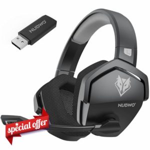 NUBWO G06 Dual Wireless Gaming Headset with Microphone for PS5