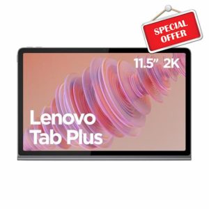 Lenovo Tab Plus Android Tablet | 11.5 inch 2K Display | 128GB | Wi-Fi 5 | 8GB RAM | Luna Grey