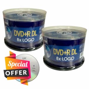 DVD+R DL Double Layer Logo 8X 8.5GB 240min Video – LSK Media Logo Top
