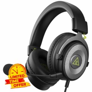 EKSA E900 Wired Gaming Headset for Xbox One - PC Headset with Detachable Noise Cancelling Microphone