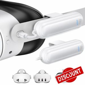 2 Pack Battery Pack for Meta Quest 3S/3/2