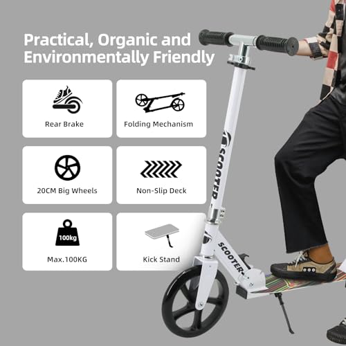 2 Wheels Folding Commute Scooter for Adults