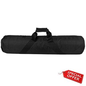 Hasaller Oxford Fabric Tripod Stand Storage Bag Padded Tripod Case Bag Black Storage Bag Tripod Bag for Photo Studio Boom Stands Monopod Umbrella Light Stand Professional Camera Accessories(100CM)