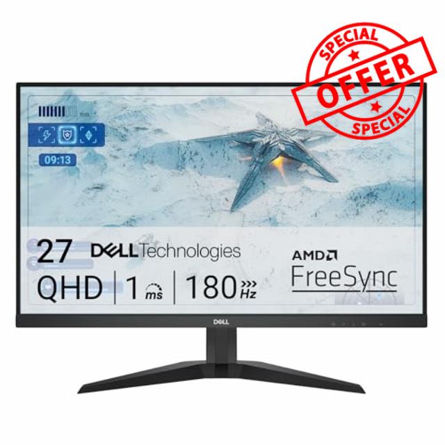 Dell G2725D 27 Inch QHD (2560x1440) Gaming Monitor