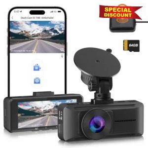 DYNACAM Dash Cam 4K Front Dashcam build-in GPS Speed