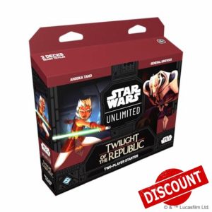 Fantasy Flight Games - Star Wars: Unlimited TCG Twilight of the Republic STARTER SET - Master the Clone Wars Trading Card Game for Kids and Adults