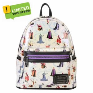 Loungefly Disney Villains Iridescent Mini Backpack