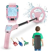 COSTWAY Metal Detector for Kids, High Accuracy Lightweight Metal Finder with 62-82cm Adjustable S...