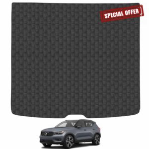 CAR MAT CO Boot Liner for Volvo XC40 (2017-Onwards) Heavy Duty Rubber Tailored Fit Car Boot Mat Protector Dog Friendly Black Custom Fitted Premium Dirt