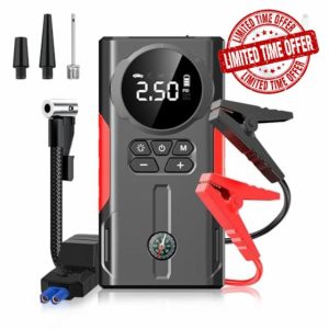 4 in 1 Jump Start Power Pack with 150PSI Air Compressor