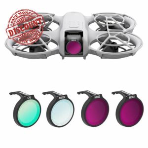 Honbobo Filter for DJI Neo Lens Filter UV CPL ND Filter Lens Protection Accessories for DJI Neo (4pcs(UV+CPL+ND32+ND64))