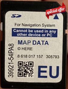 Satnav Map Data SD Card Europe 2023 SLN/Vitara