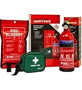 Firechief SVB1/K40 Kitemarked Budget Fire Blanket | Small Fire Blanket (1m x 1m) | Suited For Use...