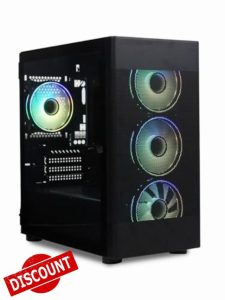 BEDROCK Skyline Gaming PC: GTX 970 4GB / i5 7500 3.2GHz / 16GB Memory / 240GB SSD + 1TB HDD / 300mbps Wi-Fi/Vida Zephyr Case/Windows 11