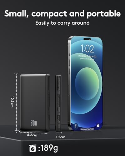 Slim 20W fast charging portable charger