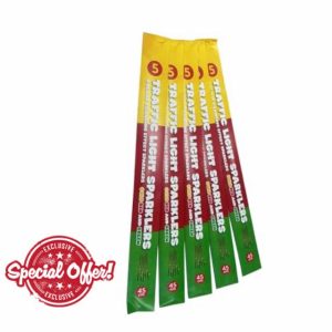 Exclusive Online | Traffic Light Sparklers with Colour Changing Effect | Parties