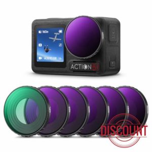 K&F Concept 6-pack Filters for DJI Osmo Action 5 Pro