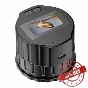 Muuoeou New Microscope V13 Wifi HD Electronic Eyepiece Camera 1.5-Inch Screen Optical Eyepiece Recorder Bird-Watching Telescope