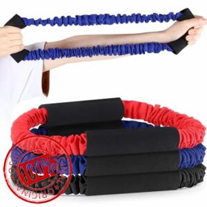 RoundFunny 3 Pcs Archery Bow Strength Trainer 30 40 50 Lbs Arm Strength Exercise Band Rubber Stretch Bands Archery Accessories for Archery Bow Practice Shooting Accessories