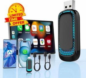 Android Auto Wireless Adapter and Wireless Carplay Adapter 2024 Upgrade