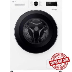 LG F4X1008NWK 6Motion 8kg 1400rpm Smart Washing Machine - White
