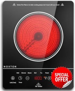 Noxton Portable Ceramic Hob with 13amp Plug