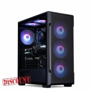HORIZON Gaming PC Tower | Intel i5 12400F | Nvidia RTX 4060 Ti 8GB | 32GB 3200Mhz DDR4 | 1TB NVME SSD | 650W PSU | CiT CrossFire ARGB Gaming Computer Case | WiFi | VR Ready | Windows 11 - [NEW 2024]