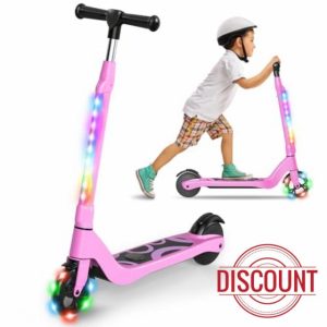 SISIGAD Electric Scooter for Kids Ages 6-12