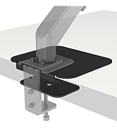 BONTEC Steel Monitor Bracket Reinforcement Plate, monitor mount plate with anti-slip pads for gla...