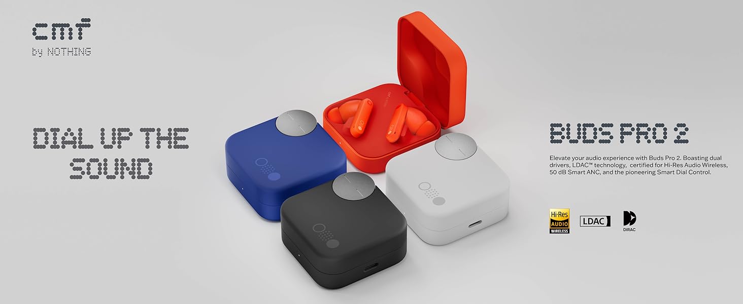 CMF Buds pro 2 wireless earphones in ear buds