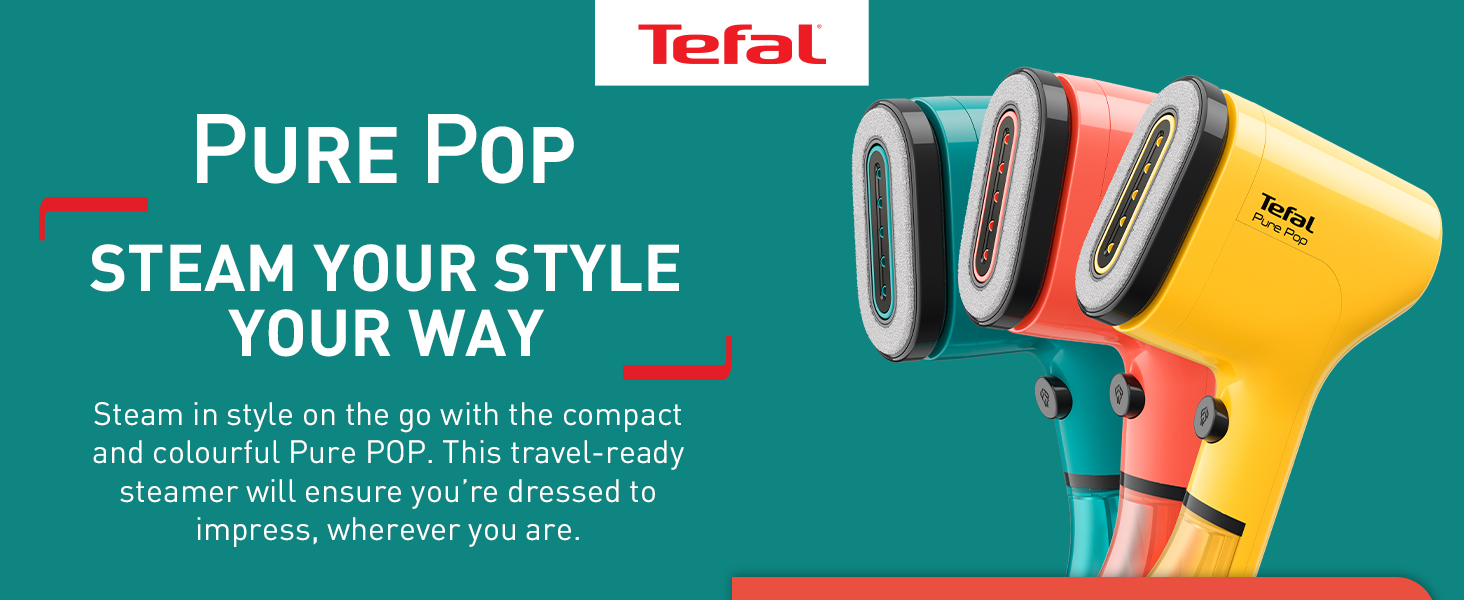 Pure Pop Clothes Steamer Tefal