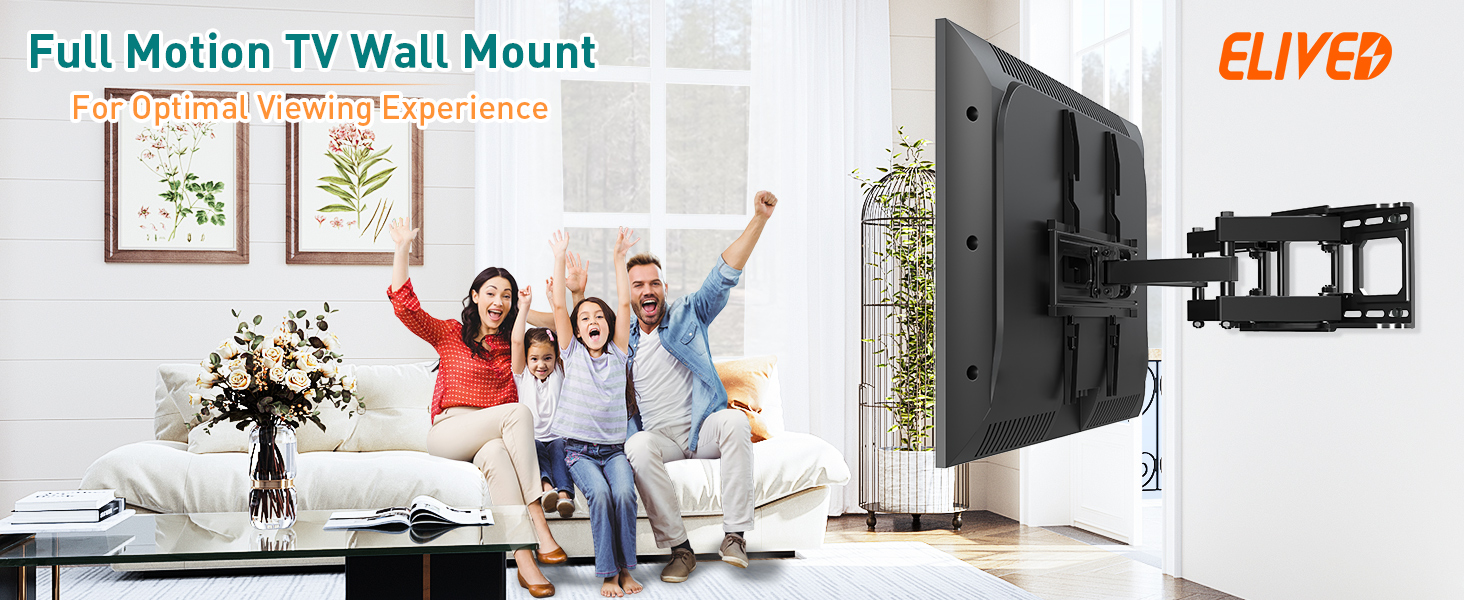 FULL MOTION TV WALL BRACKET