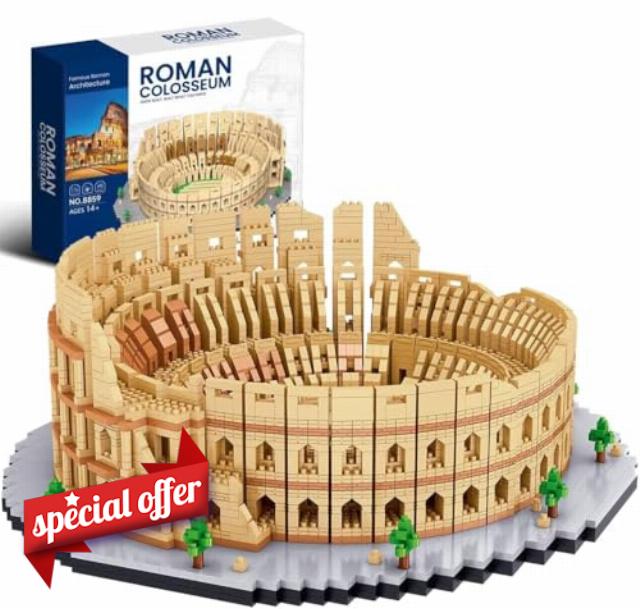 Roman Colosseum Building Blocks Set