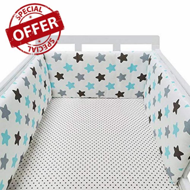 Cot Bumper Cot Bed Mesh Sides Cot Bumpers For Cot Bed Cot Bumper Padded Cotbed Bumper Baby Bumpers For Cot Padded Cot Bumper Baby Cot Bed Bumper Soft