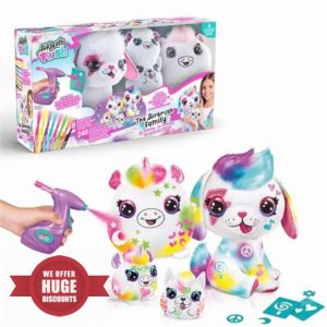 RZHomestore Airbrush Plush Family Pack