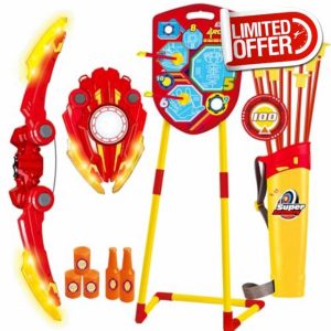 Bow and Arrow Set for Kids with Standing Target
