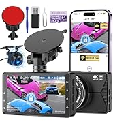 dash cam front and rear linked to phone