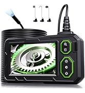 Endoscope Inspection Camera, Hopefox 4.3'' IPS Screen Borescope Inspection Camera with 8 LED Ligh...