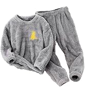 Wifgmjy Kids Christmas Pyjamas Set Cotton Boys and Girls Xmas Pjs Toddlers Long Sleeve Pyjamas 1 ...
